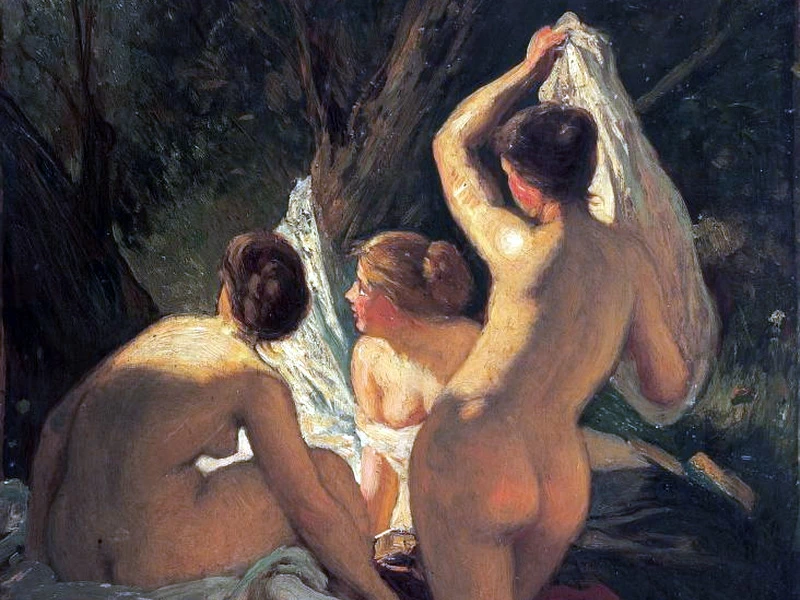 1833-Lotz Károly Antal Pál - Le tre grazie